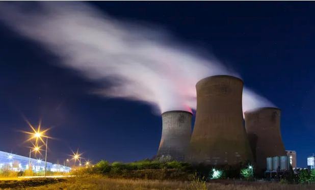 Rugeley power station in Staffordshire, which is now being demolished